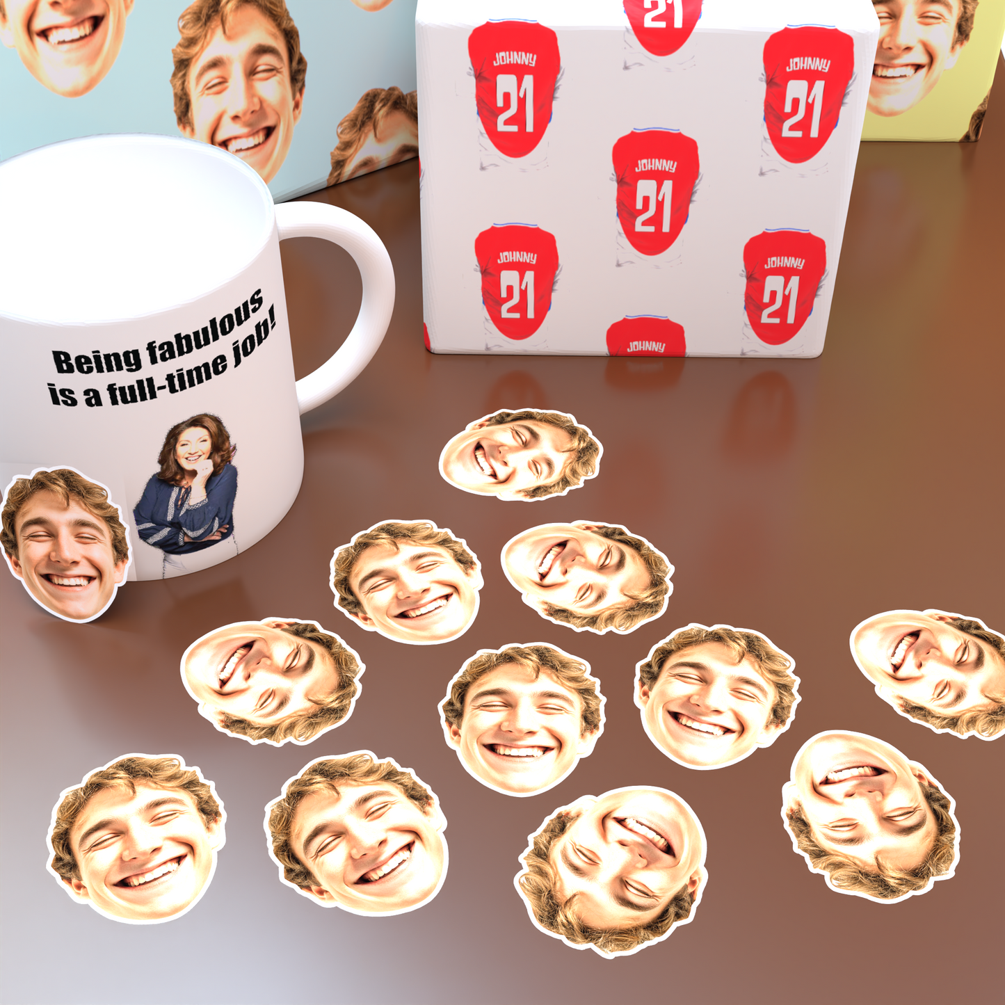 Personalised Face Confetti