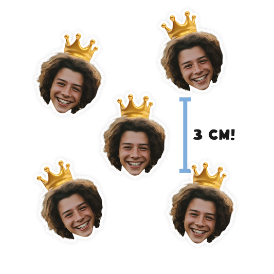 Personalised Face Confetti + Crown