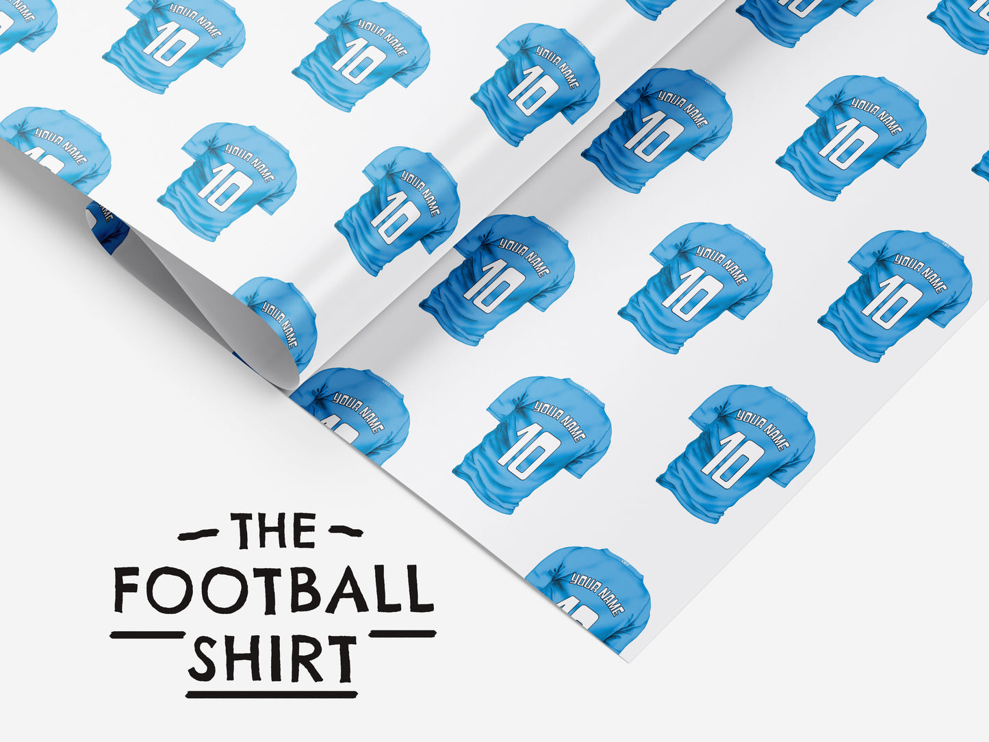 The Football Shirt | Personalised Wrapping Paper