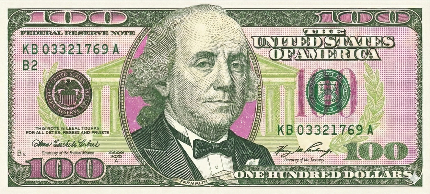 Personalised $100 Bill | Faceswap