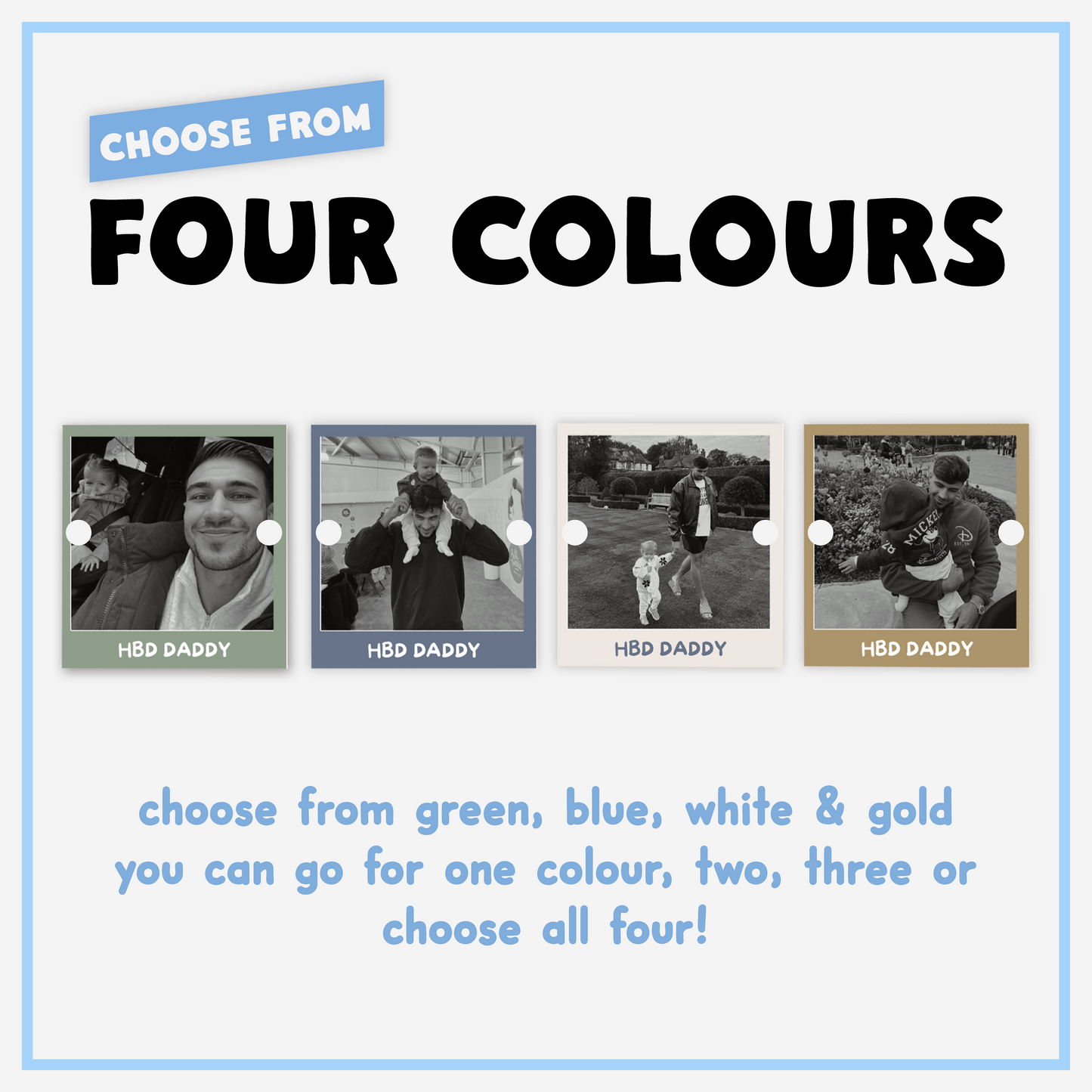 The Polaroids - Personalised Bunting