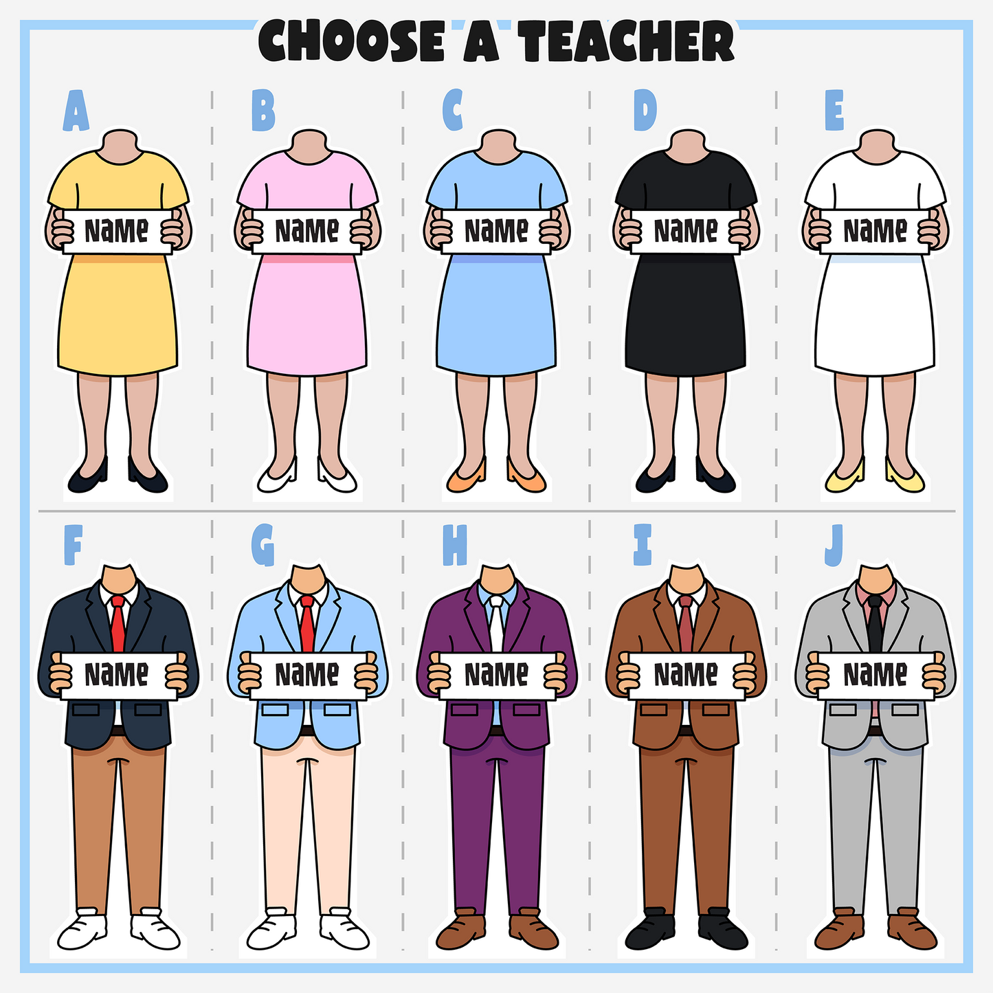Teacher 'Mini Me' Cut Out - Desk Stander