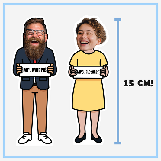 Teacher 'Mini Me' Cut Out - Desk Stander