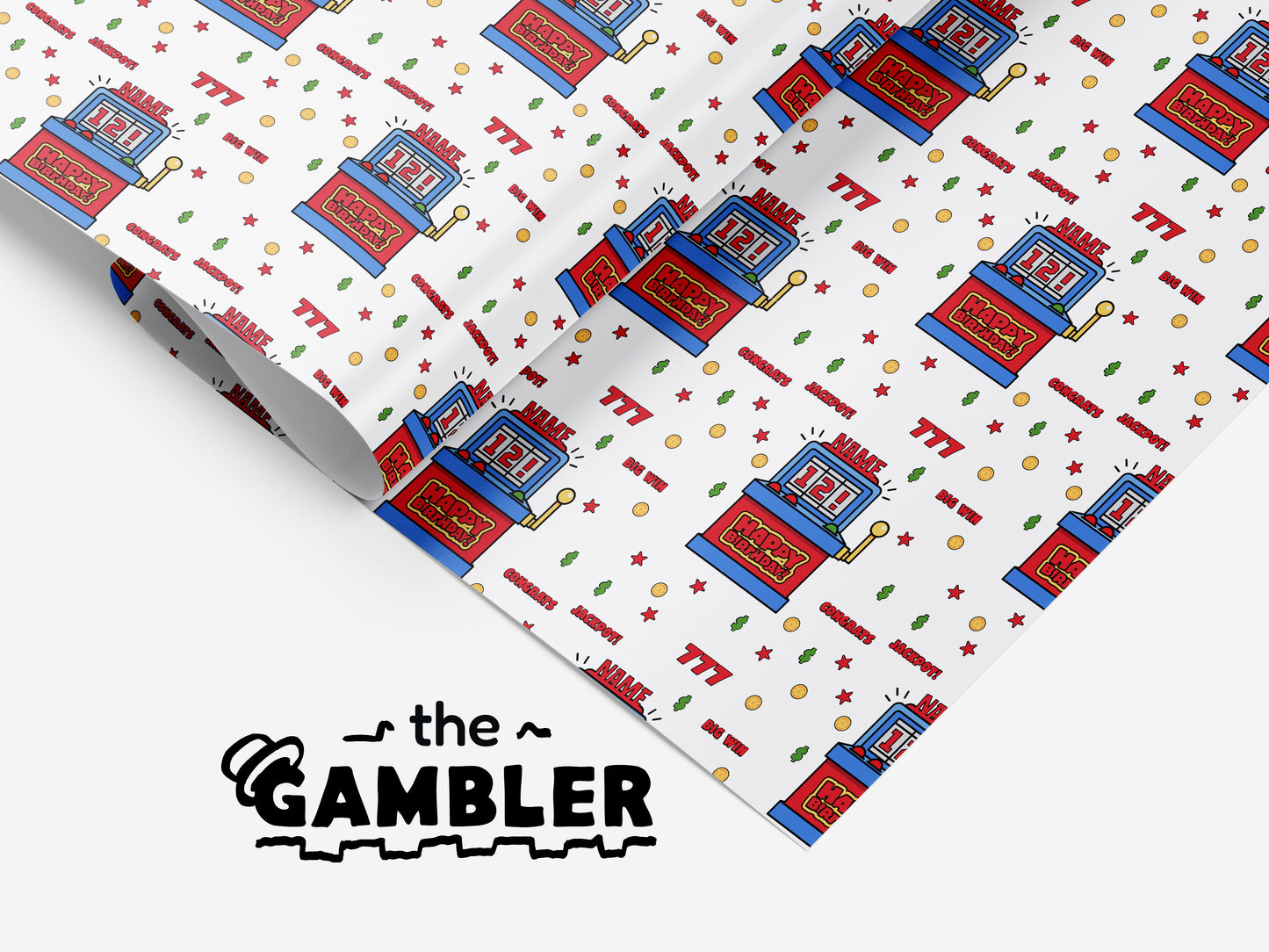 The Gambler | Personalised Wrapping Paper