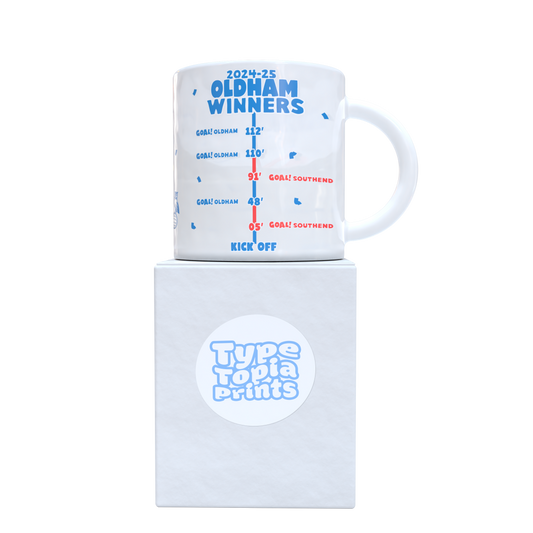 Oldham Winners Mug | Personalised