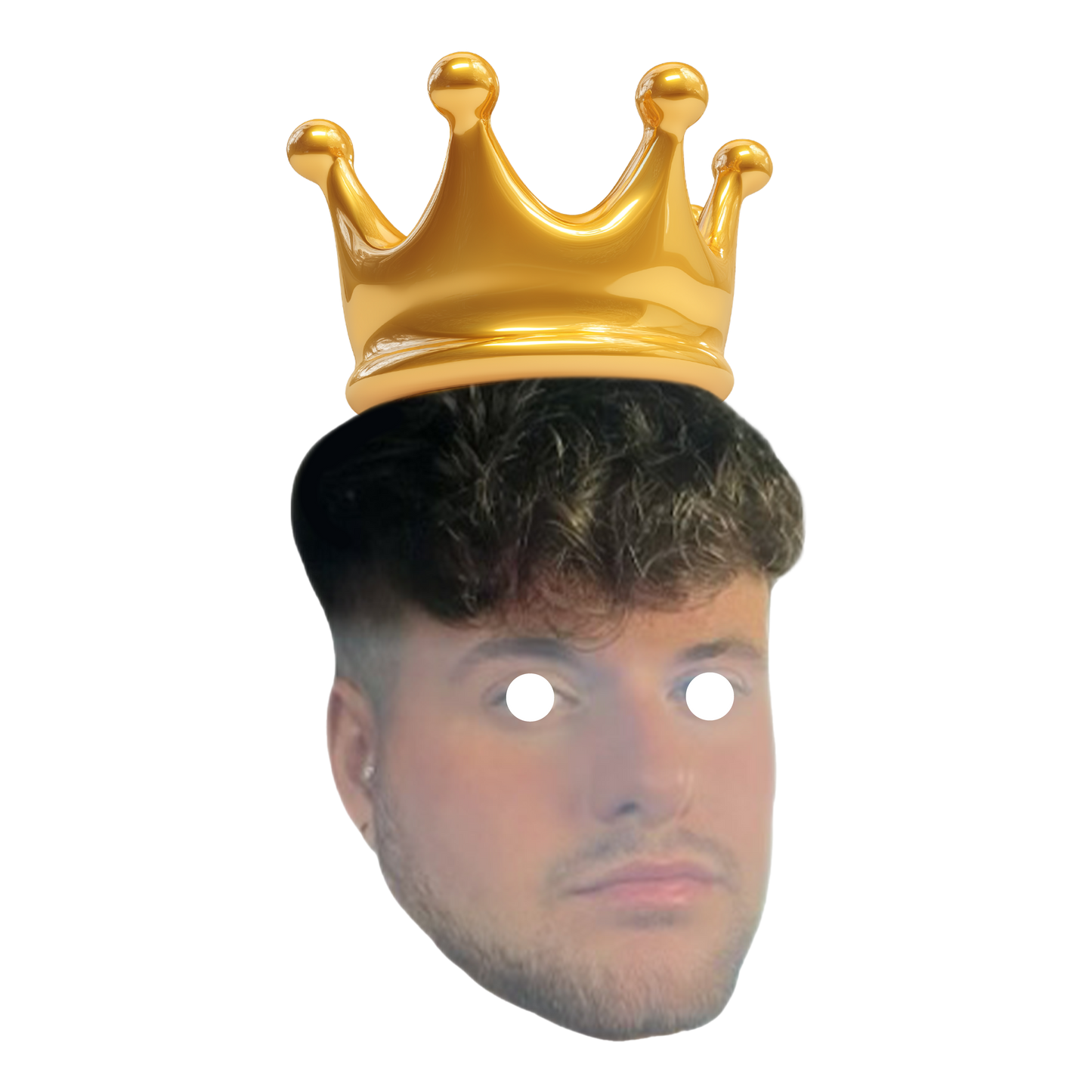 Personalised Face Mask - With A Crown
