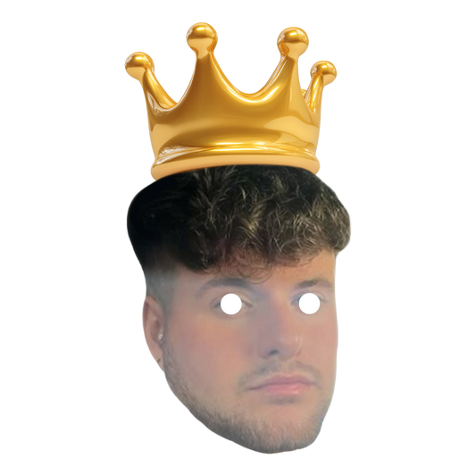Personalised Face Mask - With A Crown