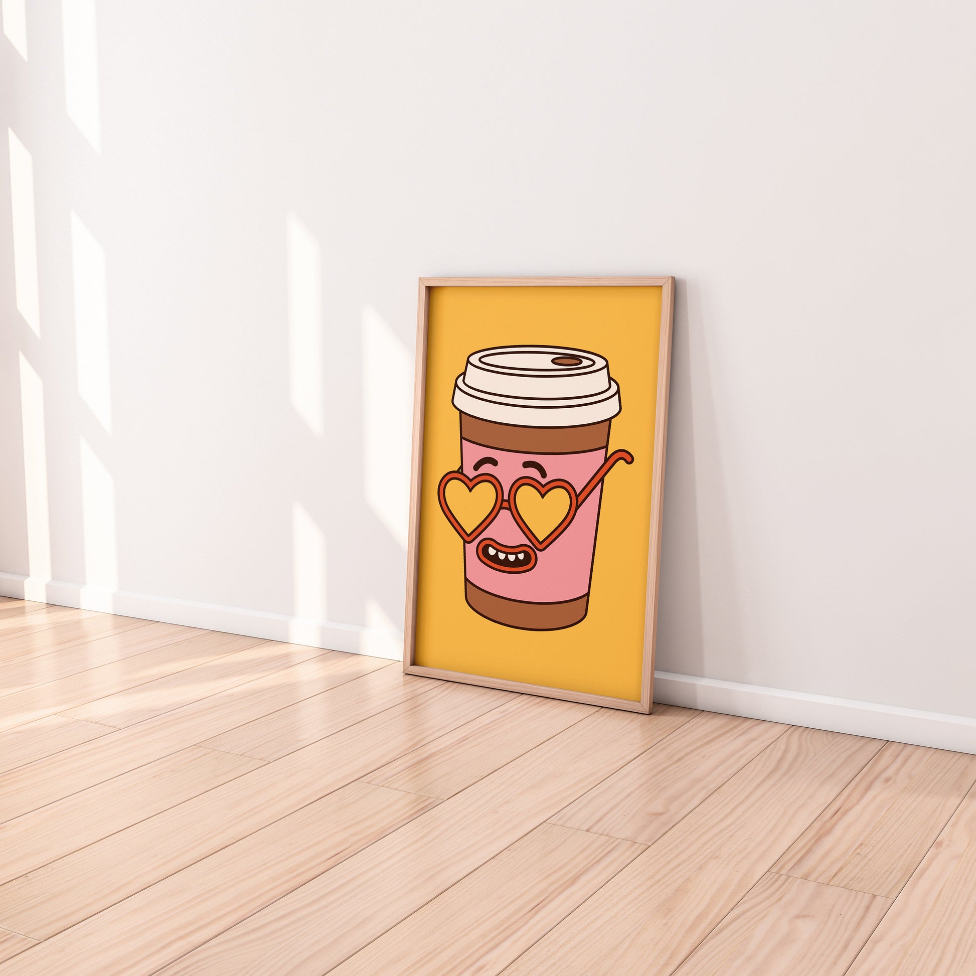 Wall Poster | Coffee Cup | Pink