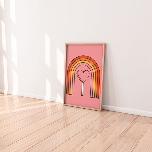 Wall Poster | Rainbow | Multicolour