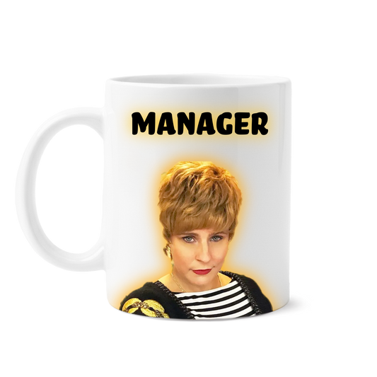 Charity Shop Sue "Manager" Mug