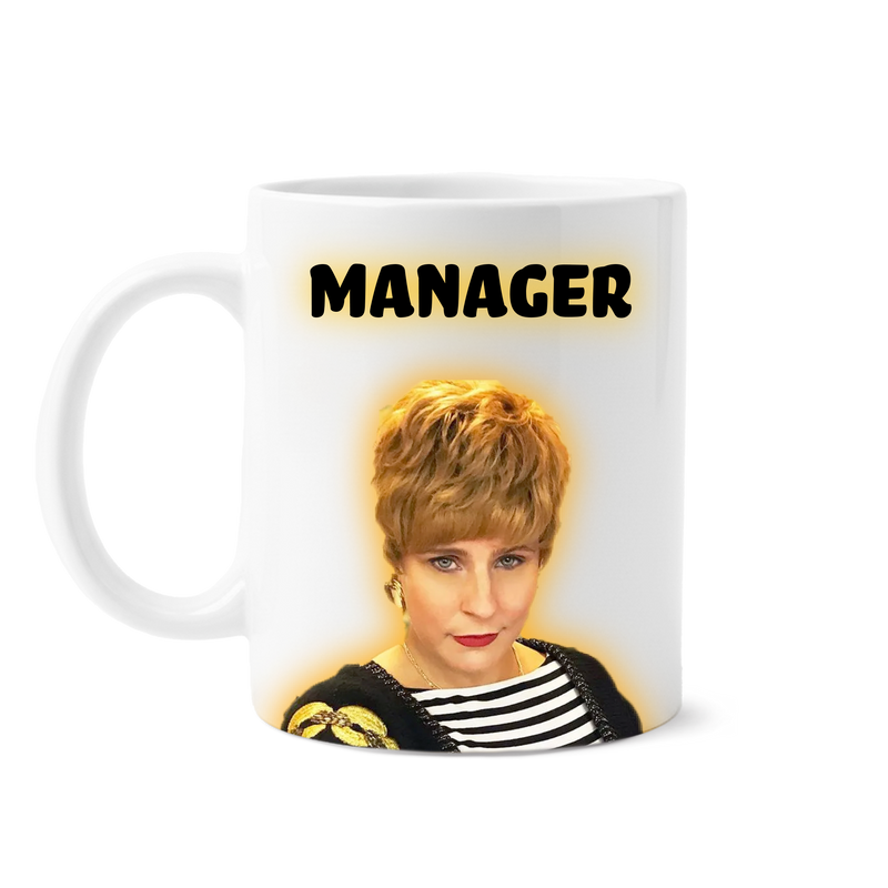 Charity Shop Sue "Manager" Mug