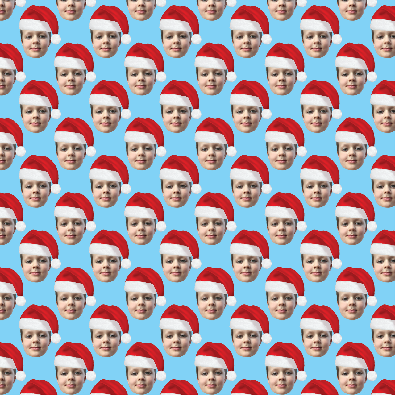 The Santa Hat | Personalised Christmas Wrapping Paper