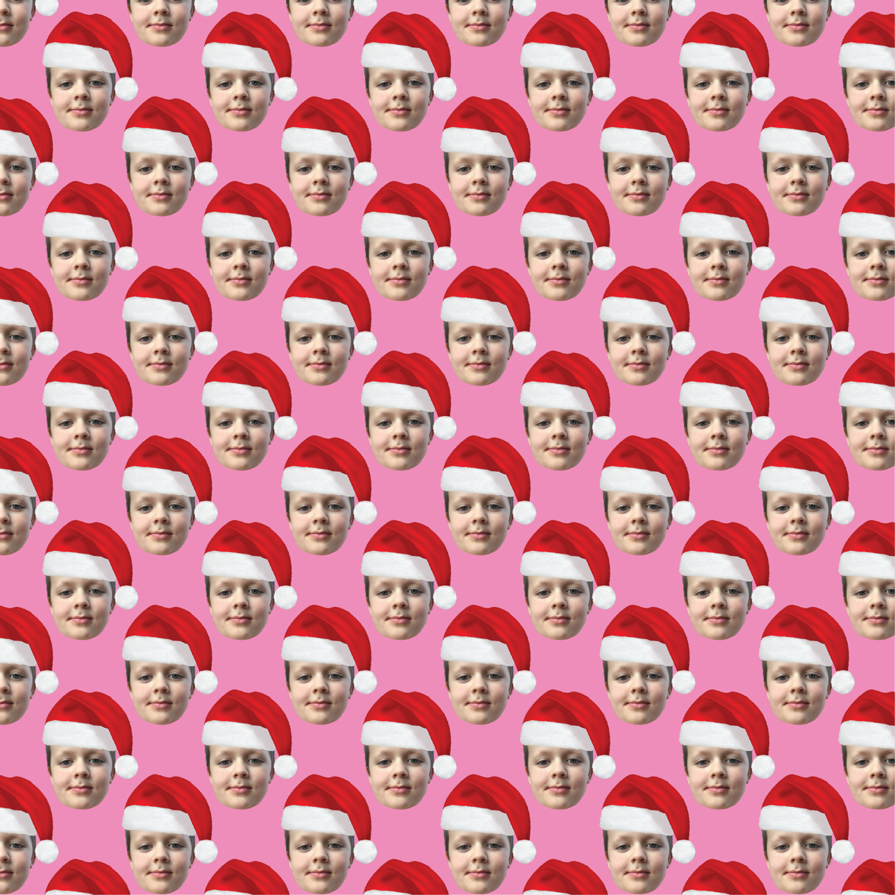 The Santa Hat | Personalised Christmas Wrapping Paper