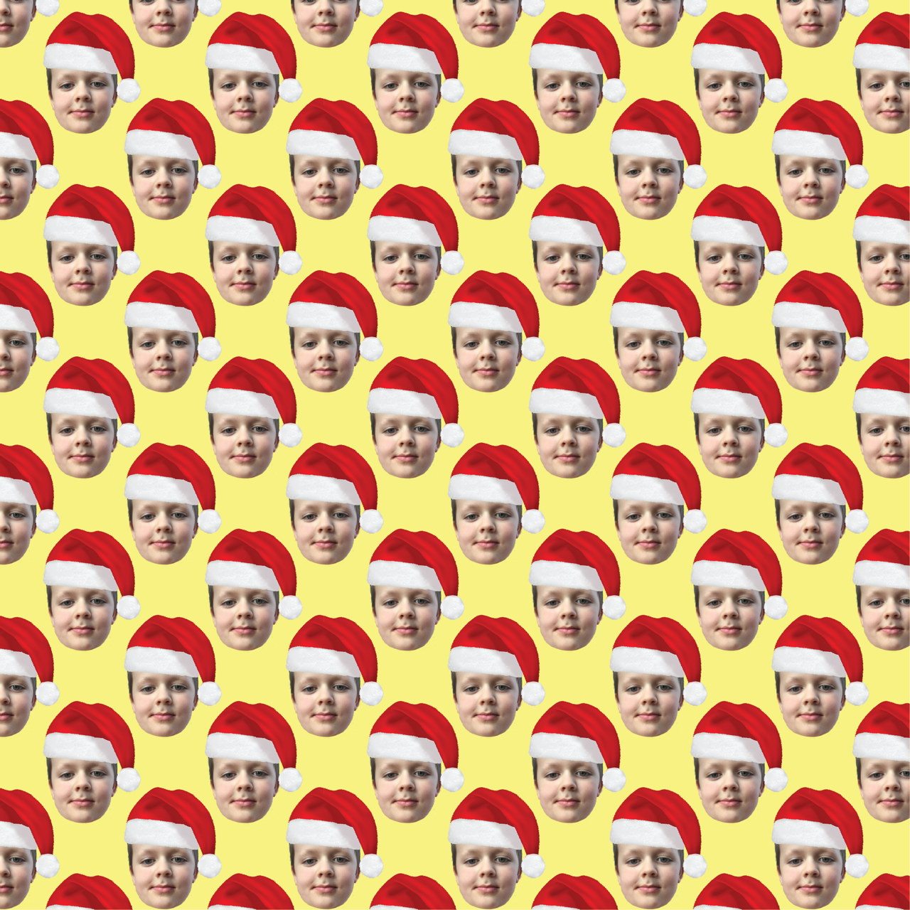 The Santa Hat | Personalised Christmas Wrapping Paper