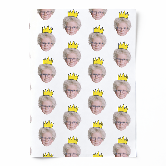 The Crown | Personalised Wrapping Paper