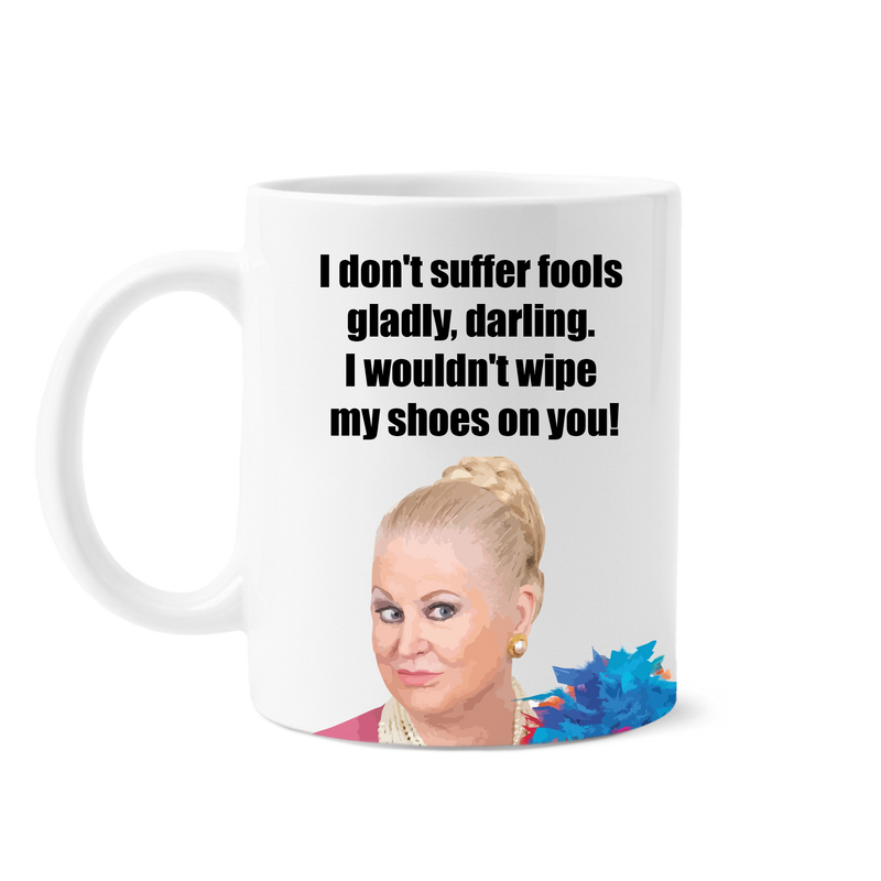 Kim Woodburn "Fools" Mug