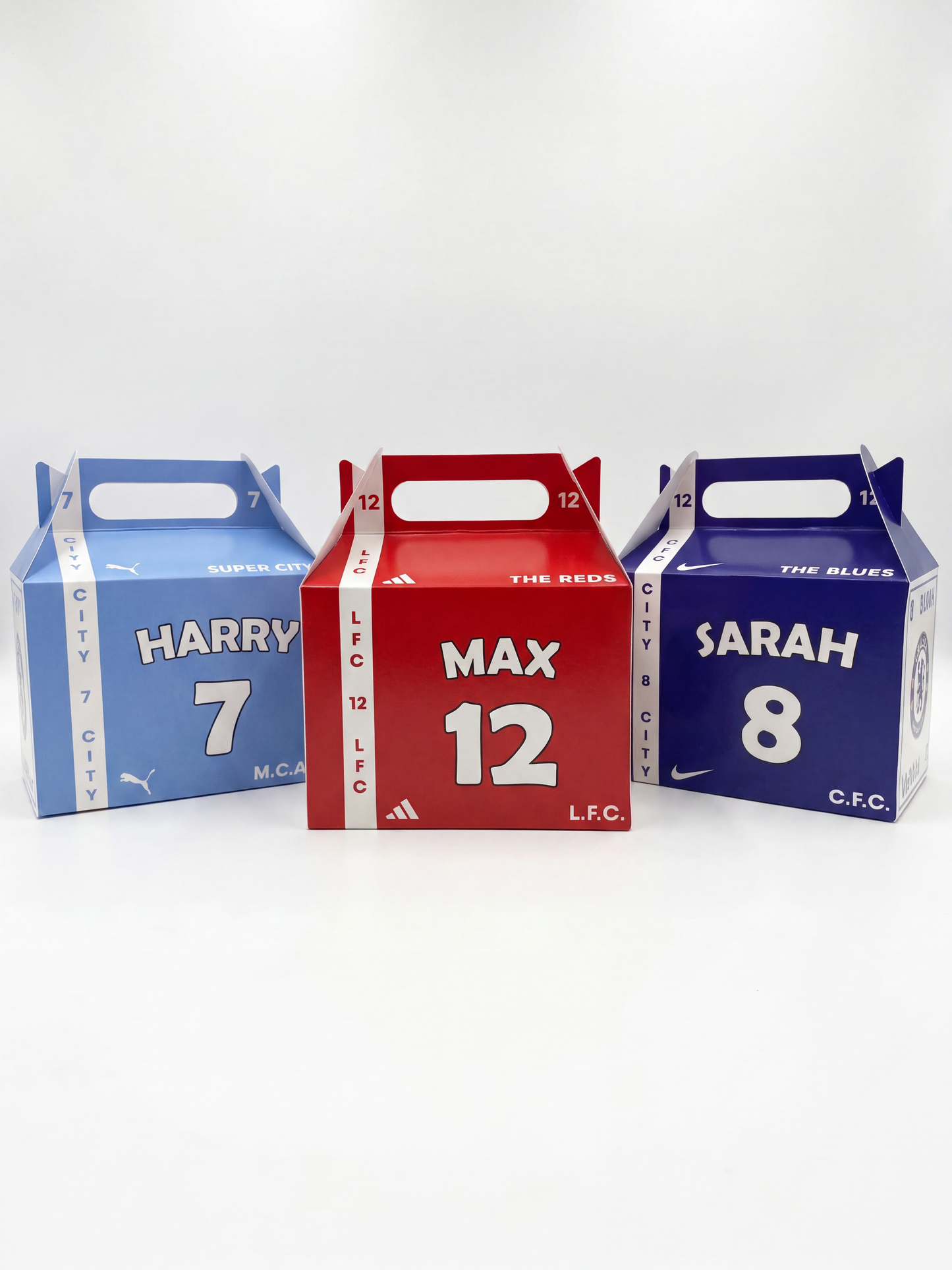 Personalised Football Party Boxes