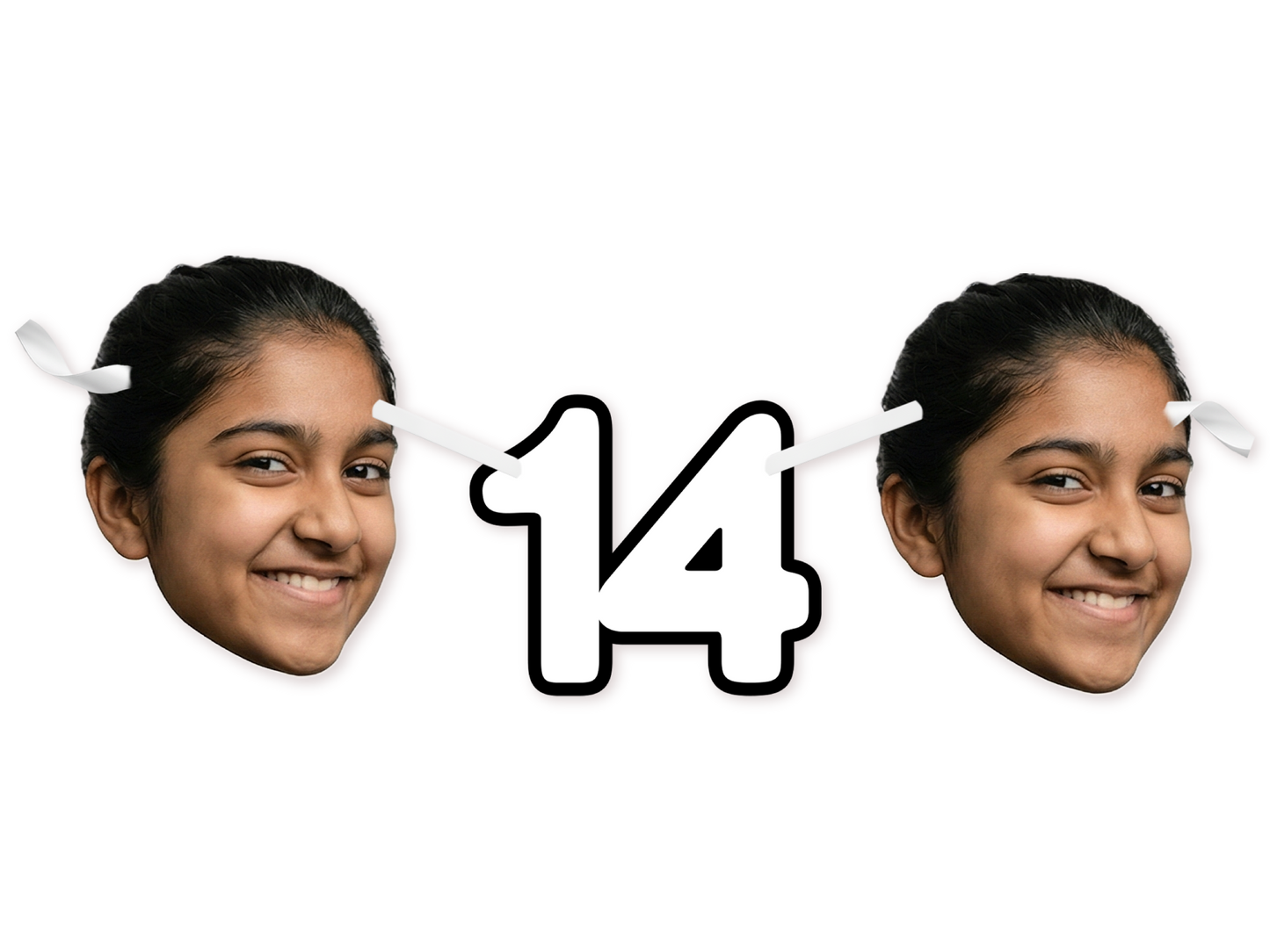 Face & Age - Personalised Bunting