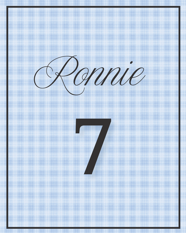 Ronnie's Birthday