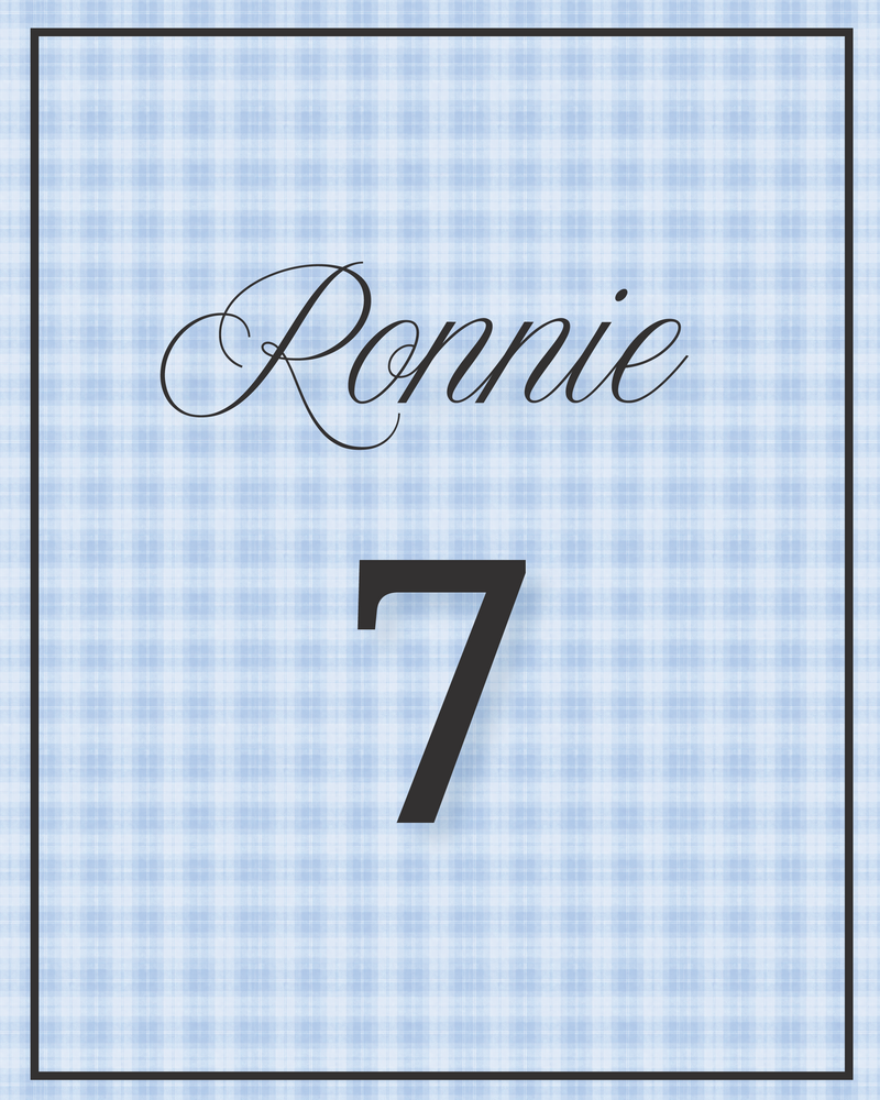Ronnie's Birthday