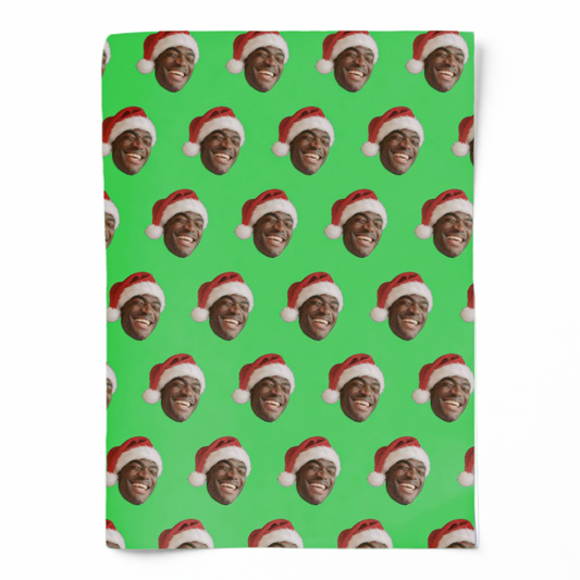 The Santa Hat | Personalised Christmas Wrapping Paper