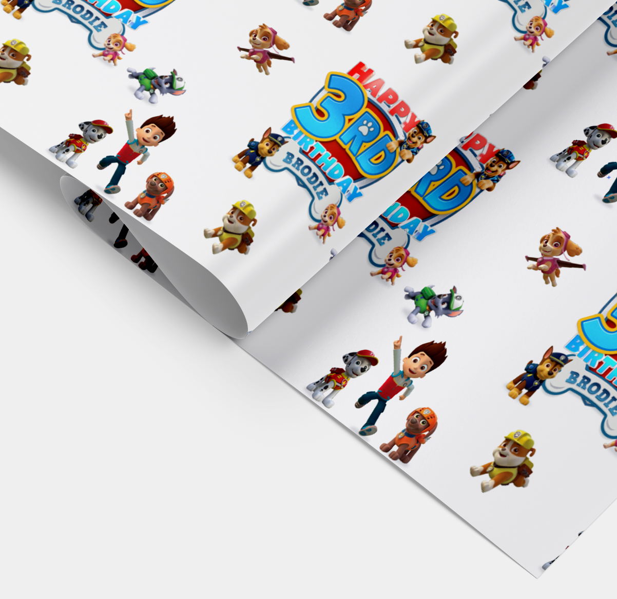 Custom Order Gift Wrap - Paw Patrol - 5 Metres
