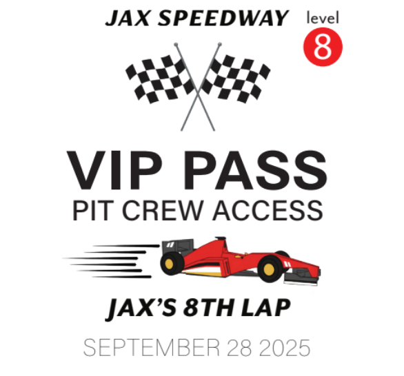 Jax's 8th Lap
