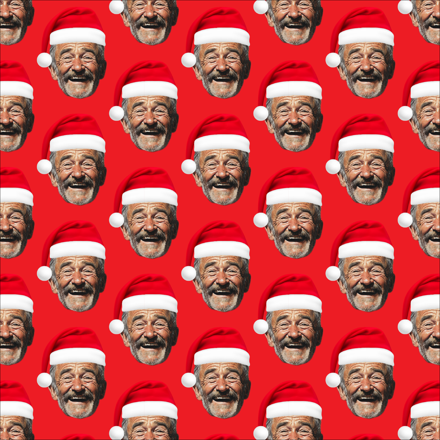The Santa Hat | Personalised Christmas Wrapping Paper