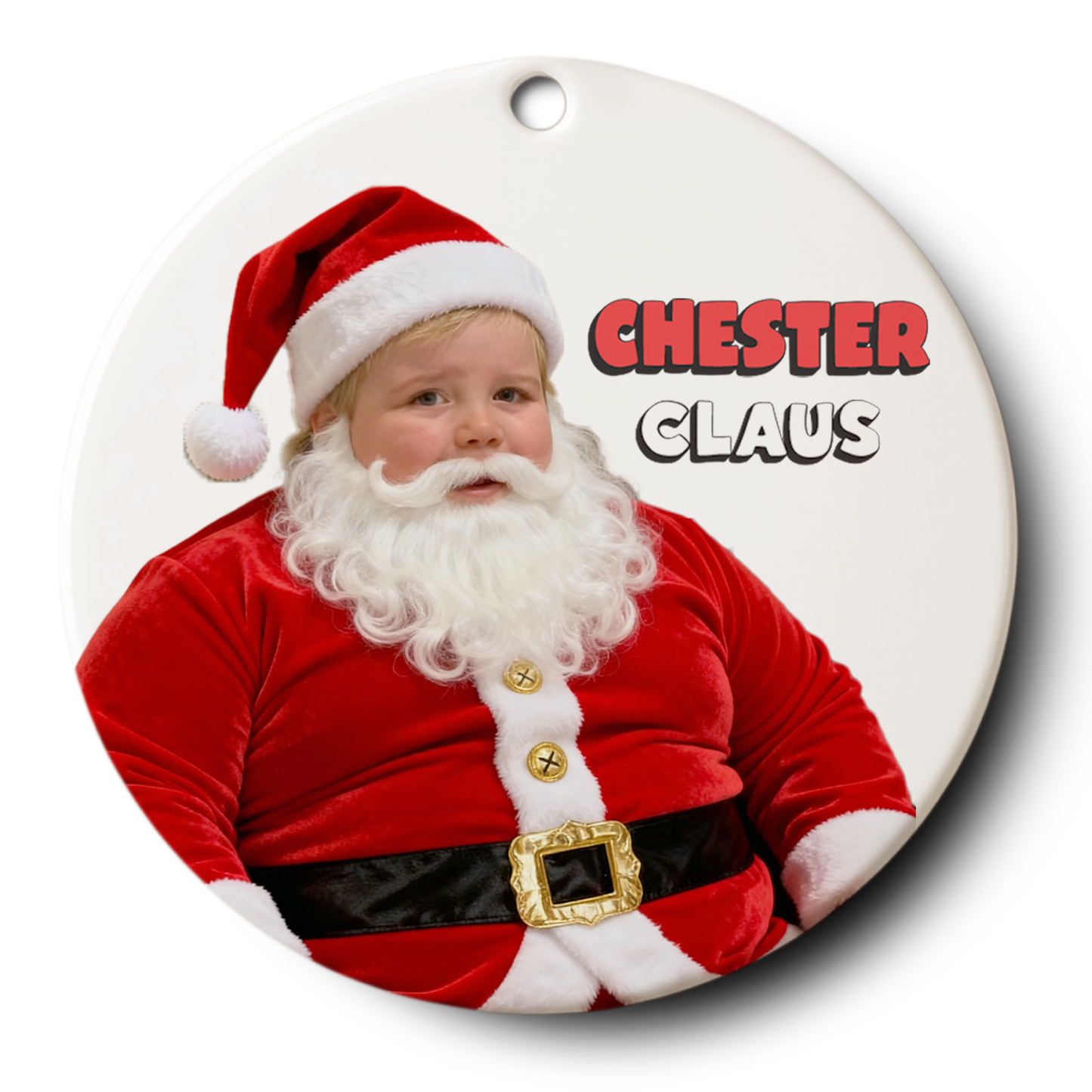 Fat Santa | Personalised Bauble | Turn Them Into Santa