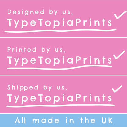 Personalised Wall Poster | Happy New Home | New Home | Housewarming | Family Poster | Add Your Names