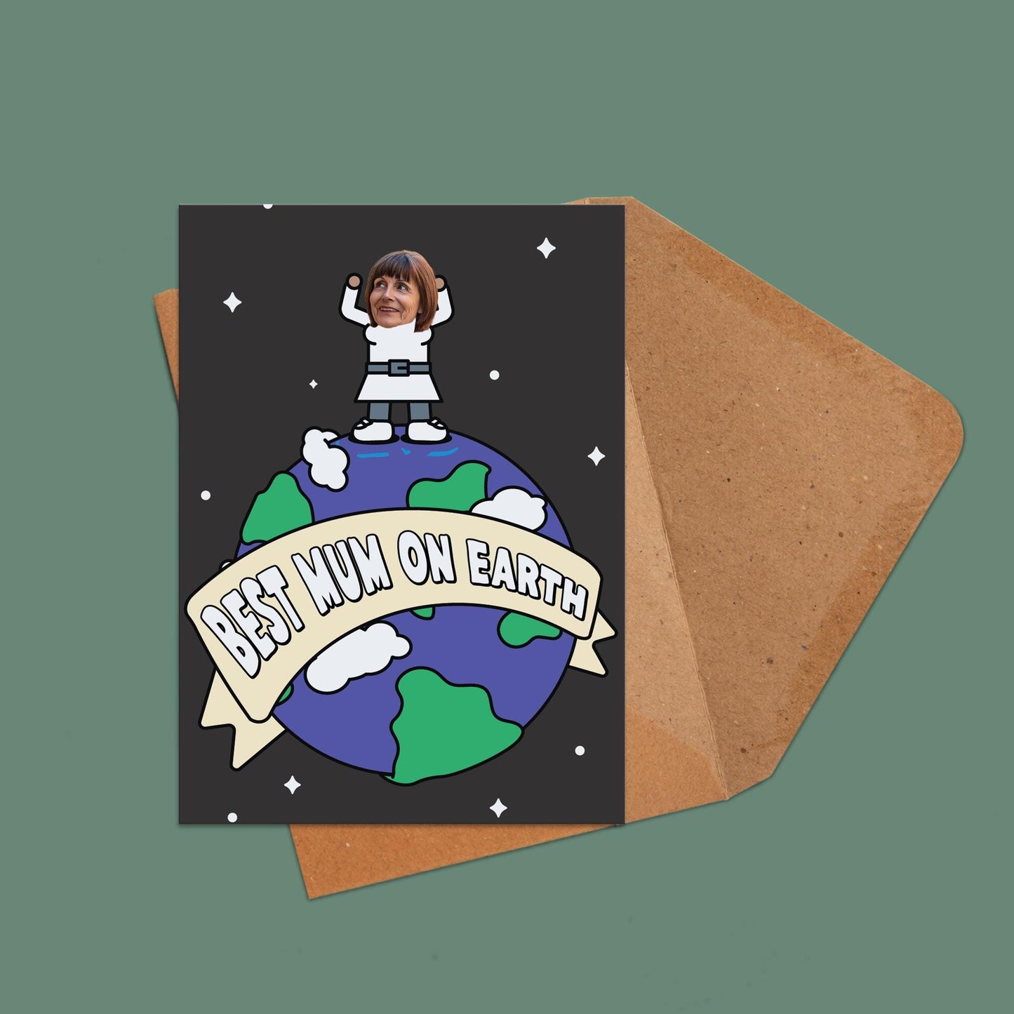 Personalised Mother's Day Card | Best Mum On Earth | Mother's Day | Upload Your Photo