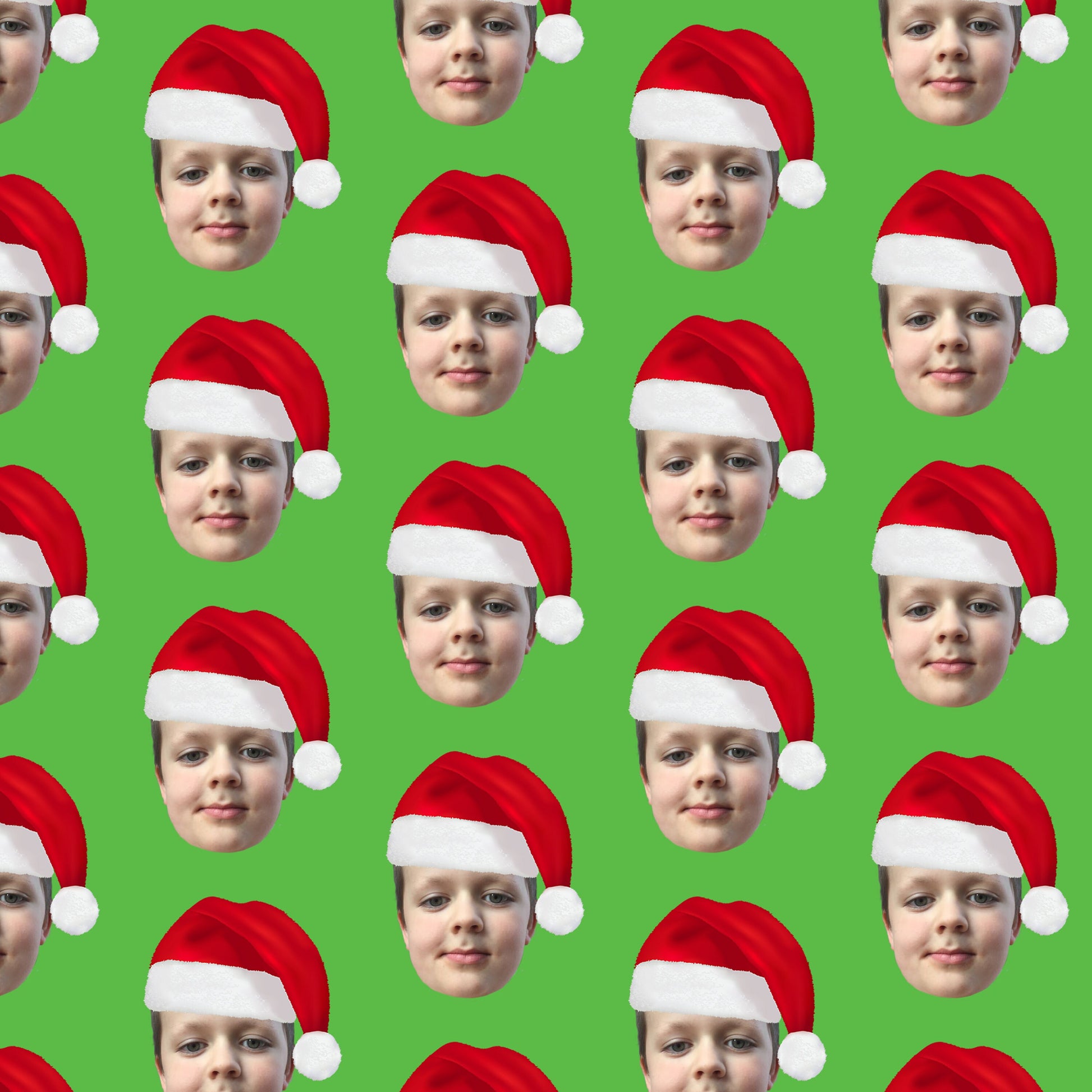 The Santa Hat | Any Face Personalised Wrapping Paper