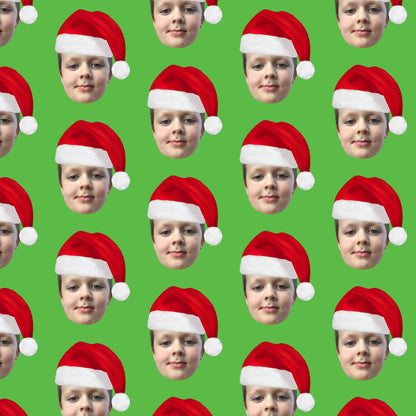 The Santa Hat | Any Face Personalised Wrapping Paper